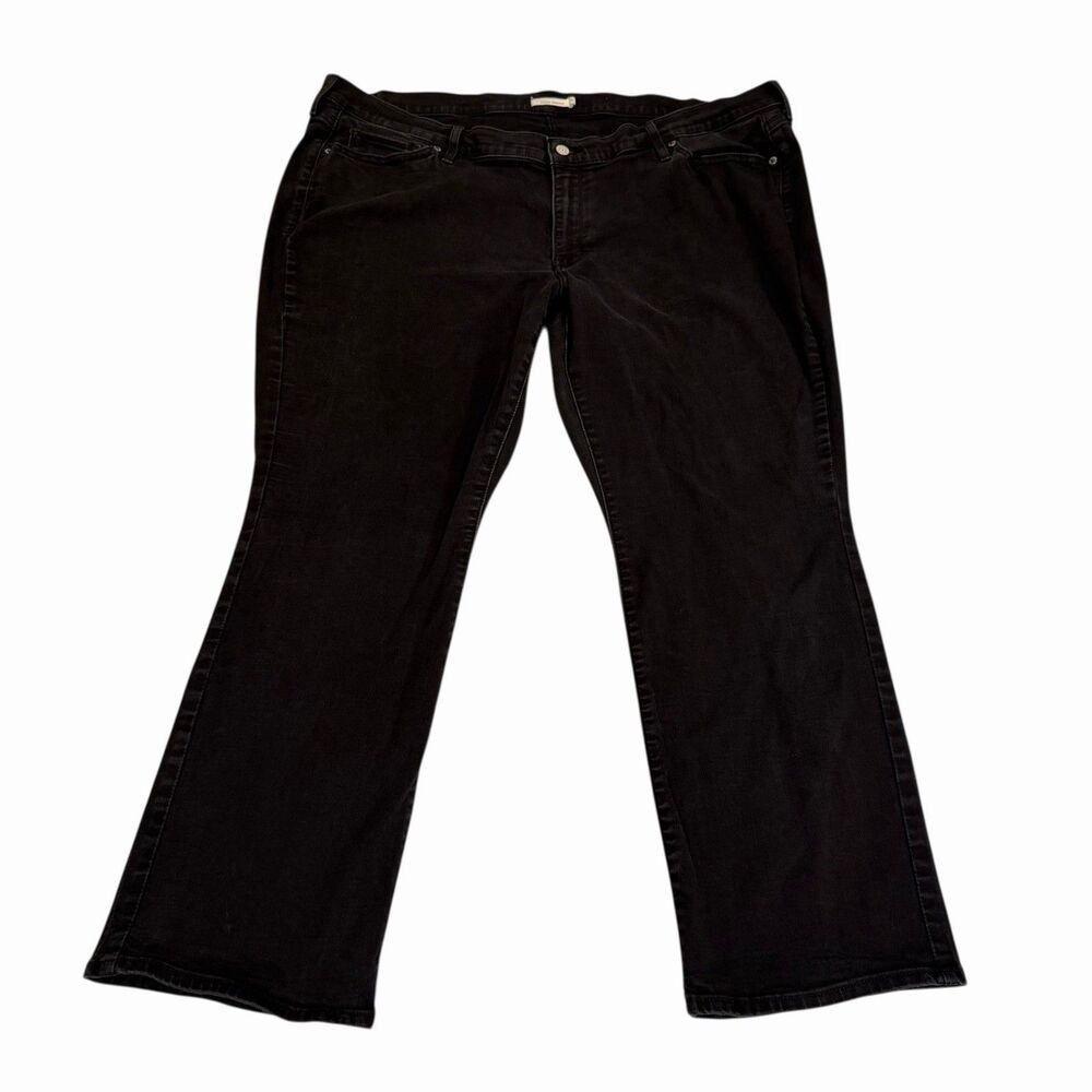 Levi’s Jeans Women’s Classic Straight Fit Size 24W Denim Stretch Dark Wash‎